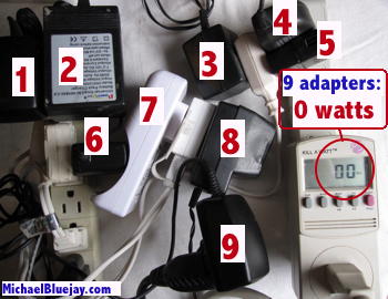 Unplugging wall chargers does NOT save electricity